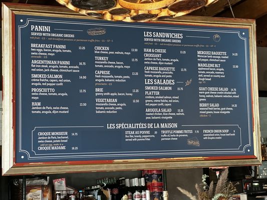 Menu photo 8 Cafe Madeleine San Diego, CA