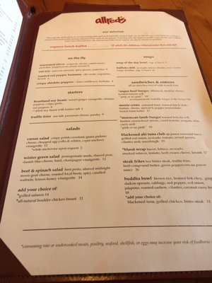 Menu photo 7 Allred's Telluride, CO