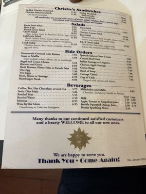 Menu photo 1 Christie's Burlingame, CA Menu photo 1 Christie's Burlingame, CA