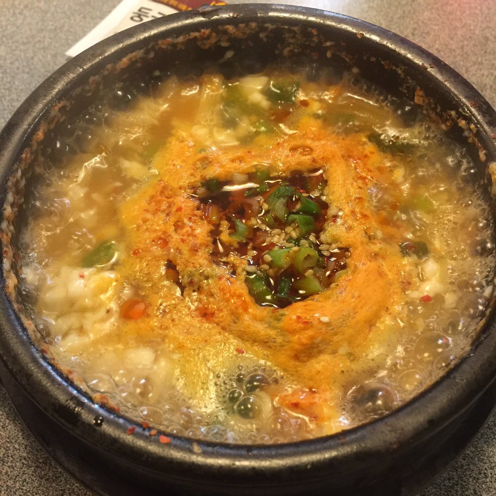 Kaya Restaurant - Soft Tofu Stew with Seafood - Korean Near Me - High Point, North Carolina