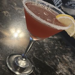 Riverside Resort - Strawberry Lemon drop martini