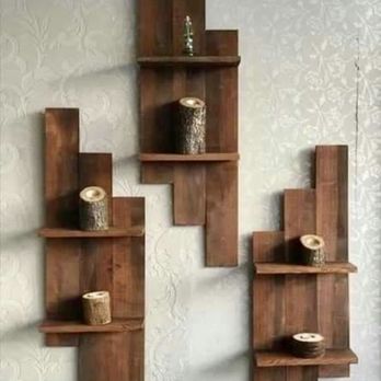 Black Maple Woodworking - Fun wall decoration with integrated shelves - Furniture Repair Near Me