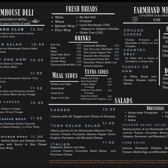 Farmhouse Deli - Salad Near Me - Pickens, South Carolina