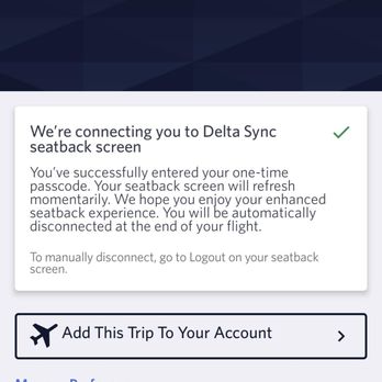 Delta Air Lines - Used Delta's relatively-new "Delta Sync" seatback screen feature on our flights between Atlanta (ATL) and Houston (HOU). - Airlines Near Me - Houston, Texas Delta Air Lines - Used Delta's relatively-new "Delta Sync" seatback screen feature on our flights between Atlanta (ATL) and Houston (HOU). - Airlines Near Me - Houston, Texas