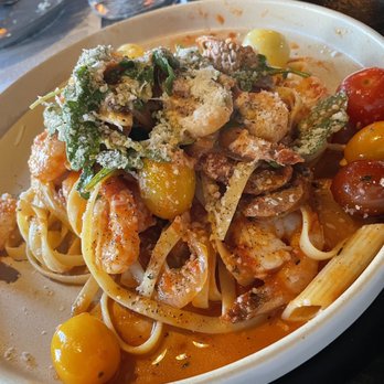 FlintCreek Cattle - Prawn pasta - New American Near Me - Seattle, Washington FlintCreek Cattle - Prawn pasta - New American Near Me - Seattle, Washington