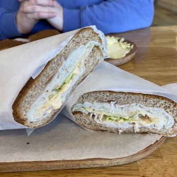 Cafe 33 - Turkey breast sandwich with chips - Coffee & Tea Near Me - Sacramento, California