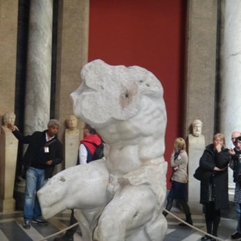 Musei Vaticani - The Belvedere Torso.  Michelangelo used it as the inspiration for the majority of the figures in the Sistine Chapel. - Museums Near Me - Rome, RM