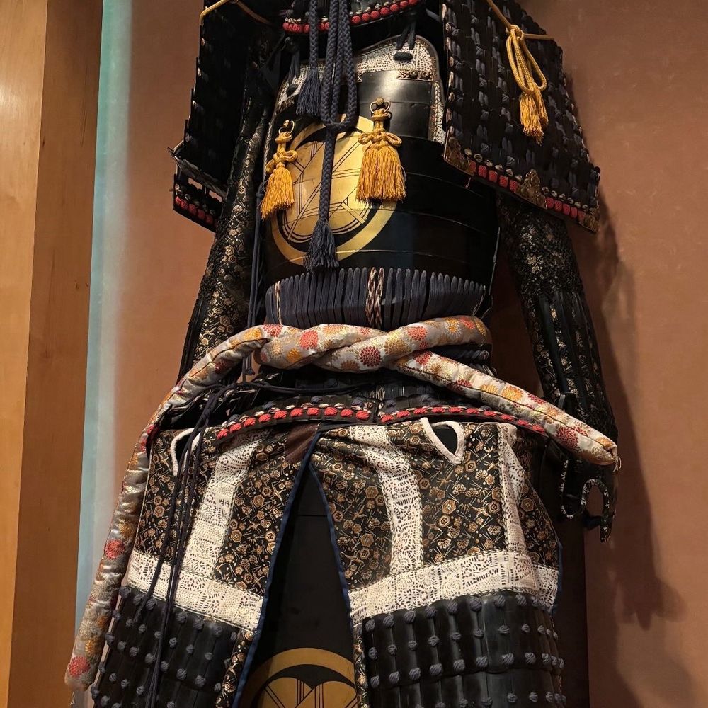Hinoki - samurai outfit infront of the pit - Japanese Near Me - Hilton Head Island, South Carolina
