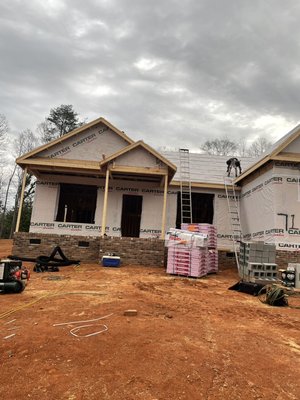 RC Roofing Contractor Logo