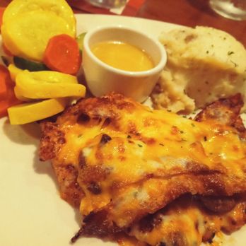 Outback Steakhouse - Alice Springs smothered chicken with mash and mixed veggies - Steakhouses Near Me - Jacksonville, Florida Outback Steakhouse - Alice Springs smothered chicken with mash and mixed veggies - Steakhouses Near Me - Jacksonville, Florida