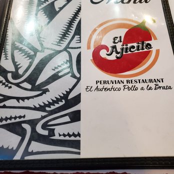 El Ajicito Peruvian Restaurant - Menu cover - Peruvian Near Me - Hempstead, New York El Ajicito Peruvian Restaurant - Menu cover - Peruvian Near Me - Hempstead, New York