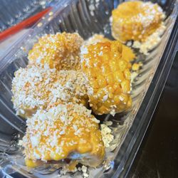 Paleteria Nuevo Leon - Elotes Corn with crema Fresca, a Mexican Snack