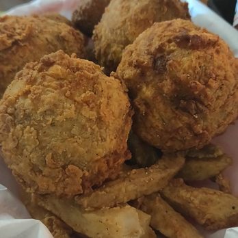 Guidry's Cajun Kitchen - Boudin balls! - Cajun/Creole Near Me - Deer Park, Texas