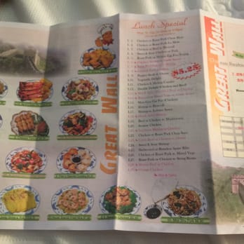 Great Wall - Lunch menu - Chinese Near Me - Rosenberg, Texas