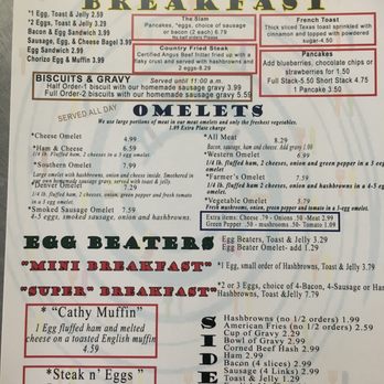 Cathy's Kitchen - Breakfast menu - Breakfast & Brunch Near Me - Paw Paw, Michigan