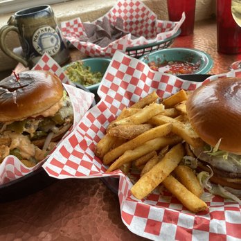 Oscar's Cafe - The left is the whoopass burger, to the right is the impossible burger. - Mexican Near Me - Springdale, Utah Oscar's Cafe - The left is the whoopass burger, to the right is the impossible burger. - Mexican Near Me - Springdale, Utah