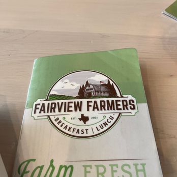 Fairview Farmers - Menu cover - Breakfast & Brunch Near Me - Fairview, Texas