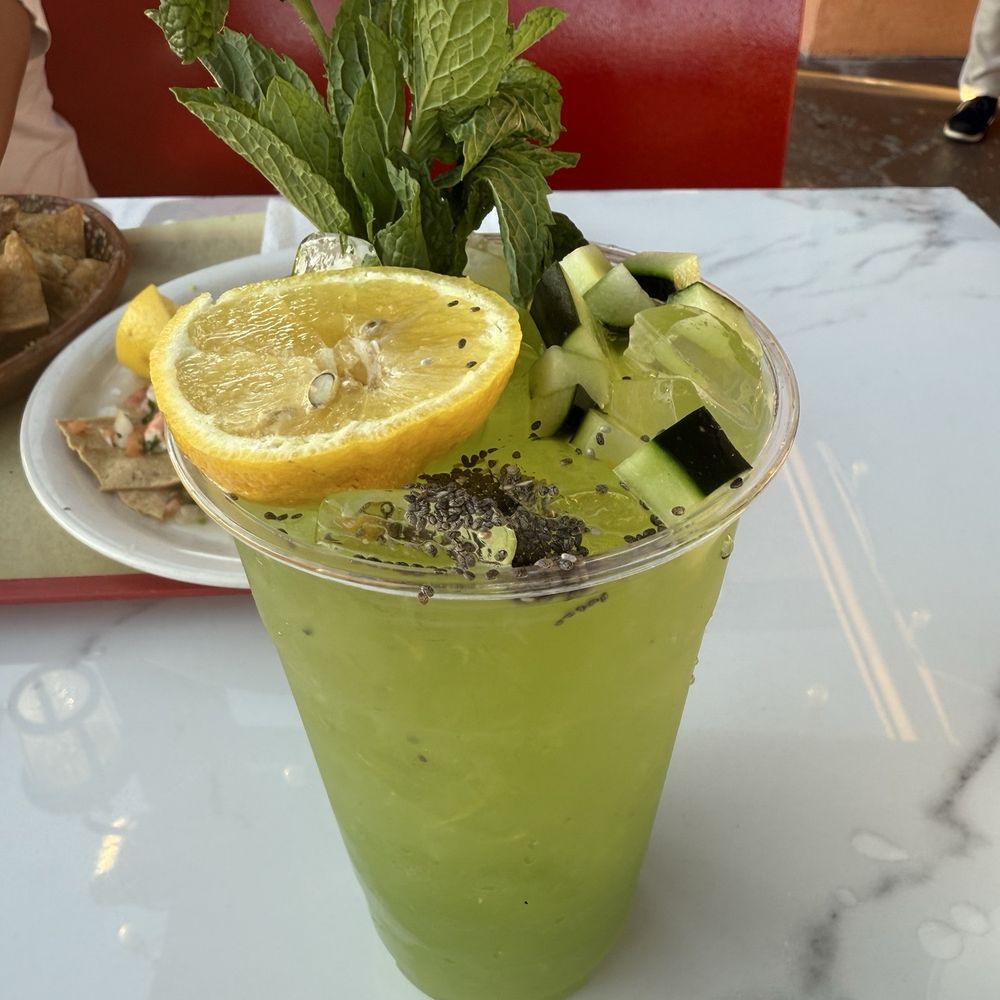 Taco Kings - Cucumber Lime agua fresca - Mexican Near Me - Azusa, California Taco Kings - Cucumber Lime agua fresca - Mexican Near Me - Azusa, California