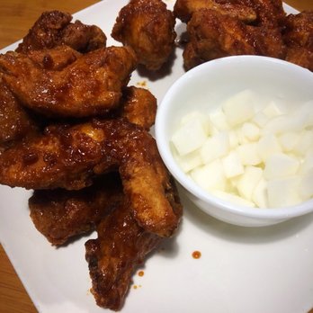 Bonchon Chapel Hill - medium combo of wings and drums - Korean Near Me - Chapel Hill, North Carolina
