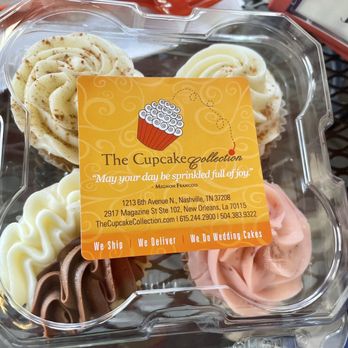 The Cupcake Collection - These cupcakes traveled w|us all the way to North Carolina. Definitely will order more! - Bakeries Near Me - Nashville, Tennessee The Cupcake Collection - These cupcakes traveled w|us all the way to North Carolina. Definitely will order more! - Bakeries Near Me - Nashville, Tennessee