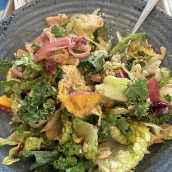 Mendocino Farms - Sweet Peach & Goat Cheese Salad - Sandwiches Near Me - San Ramon, California Mendocino Farms - Sweet Peach & Goat Cheese Salad - Sandwiches Near Me - San Ramon, California