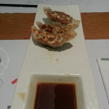 Wagamama - Gyoza (well, 3 of the 5 in the serving....we were too hungry too wait) - Japanese Near Me - London, XGL Wagamama - Gyoza (well, 3 of the 5 in the serving....we were too hungry too wait) - Japanese Near Me - London, XGL