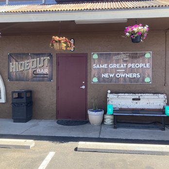 Hideout Bar - the entrance to the restaurant - Sports Bars Near Me - Prescott Valley, Arizona Hideout Bar - the entrance to the restaurant - Sports Bars Near Me - Prescott Valley, Arizona