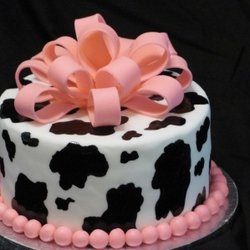 Sassy Cakes - Cow print special occasion cake