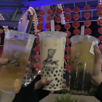 Wushiland Boba - Four Seasons Tea, Jasmine Green MT, Orange GT - Coffee & Tea Near Me - Arcadia, California