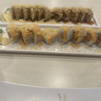 Veggie House - Sweet potato roll and teriyaki crunch! - Vegetarian Near Me - South Salt Lake, Utah Veggie House - Sweet potato roll and teriyaki crunch! - Vegetarian Near Me - South Salt Lake, Utah