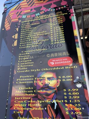 Menu photo 2 Tacos El Gordo Tukwila, WA