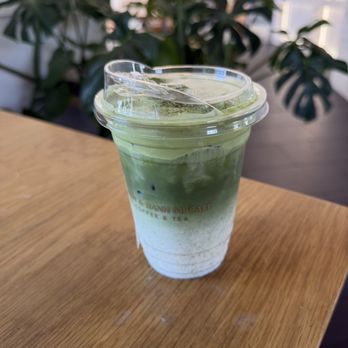Brew & Banh Mi Cafe - Matcha latte with matcha cream - Coffee & Tea Near Me - Milpitas, California Brew & Banh Mi Cafe - Matcha latte with matcha cream - Coffee & Tea Near Me - Milpitas, California