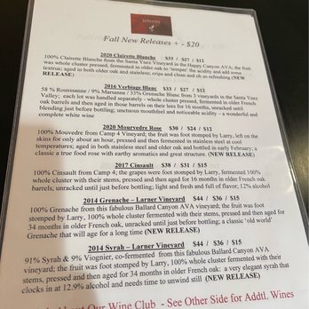 Tercero Wines - Wine Tasting Room Near Me - Los Olivos, California