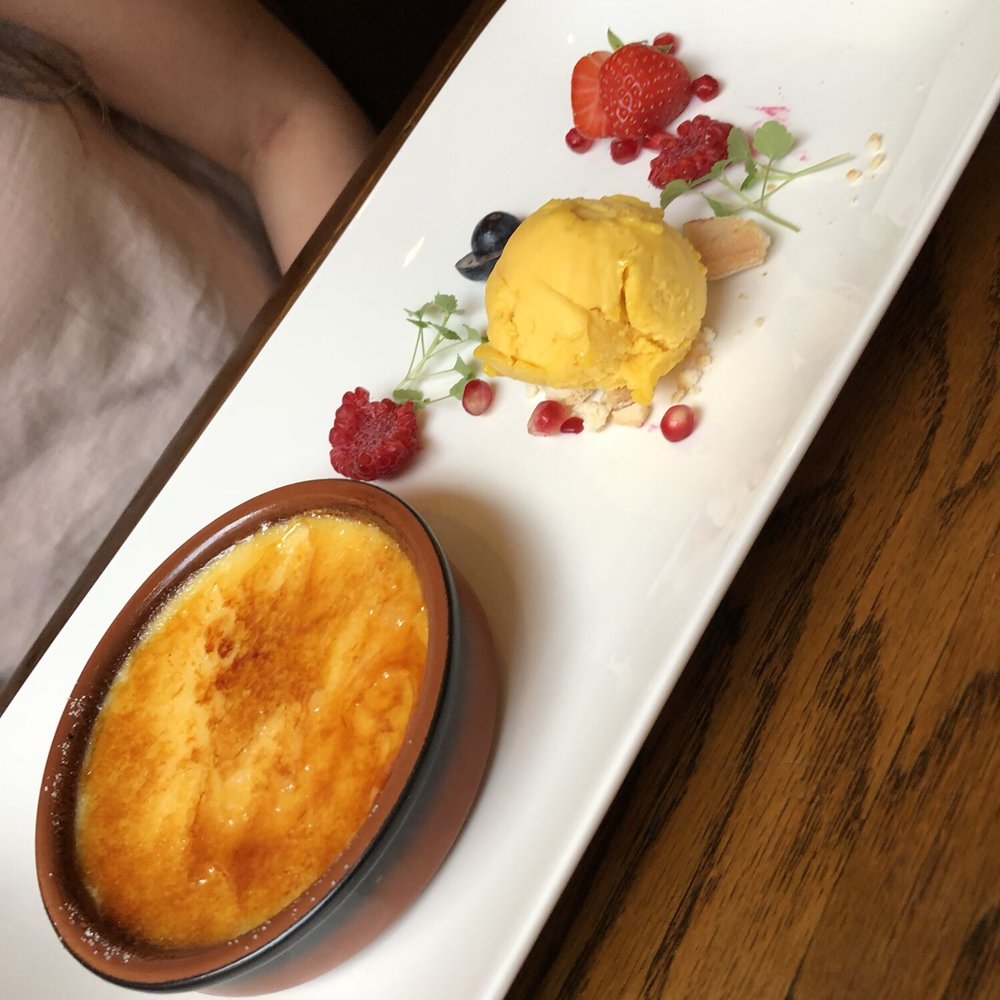Sluizer - Amaretto brûlée - Modern European Near Me - Amsterdam, New Hampshire Sluizer - Amaretto brûlée - Modern European Near Me - Amsterdam, New Hampshire
