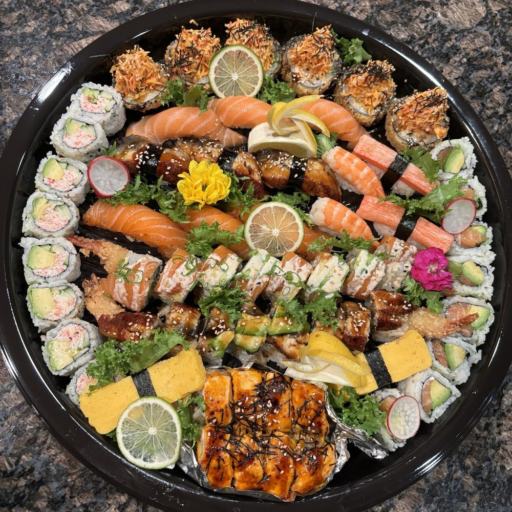 One More Sushi Express - Party Tray B - really fresh and good! - Dim Sum Near Me - Chicago, Illinois One More Sushi Express - Party Tray B - really fresh and good! - Dim Sum Near Me - Chicago, Illinois