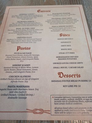 Menu photo 7 Barometer Waterfront Grill Orange Beach, AL