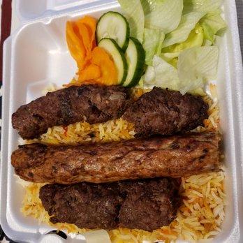 Grill 352 & Kabab - Kebab combo plate ...beef. $16 - Halal Near Me - Worcester, Massachusetts
