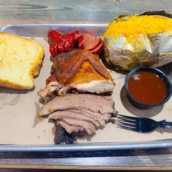 Soulman's Bar-B-Que - Three Meat Plate