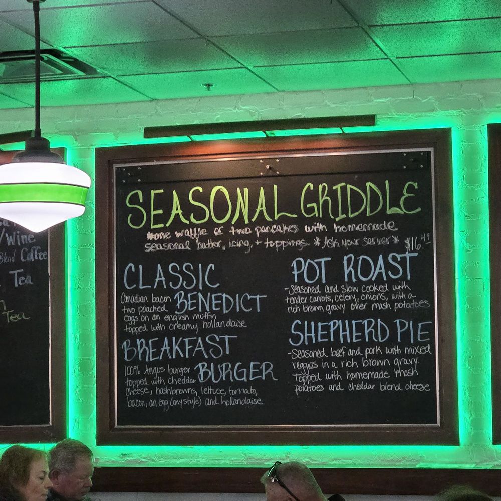 Metro Diner - Wall announcements and seasonal foods - American Near Me - Sarasota, Florida Metro Diner - Wall announcements and seasonal foods - American Near Me - Sarasota, Florida