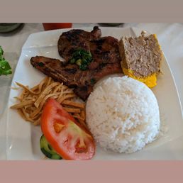 Grilled pork chop combo Grilled pork chop combo