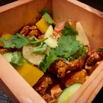 Uchi Denver - Sweet Chili Karaage. Delicious, but a bit overwhelming. Photo by Oanh McClure. - Japanese Near Me - Denver, Colorado Uchi Denver - Sweet Chili Karaage. Delicious, but a bit overwhelming. Photo by Oanh McClure. - Japanese Near Me - Denver, Colorado