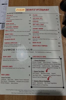 Menu photo 3 Ichiban Japanese Restaurant Albuquerque, NM