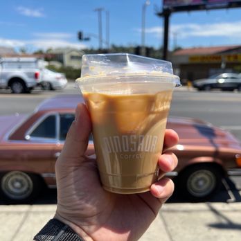 Dinosaur Coffee - Iced Latte - Coffee & Tea Near Me - Los Angeles, California