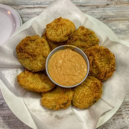 Fried green tomatoes
