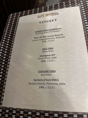Menu photo 2 Café Imperial Prague, PR Menu photo 2 Café Imperial Prague, PR