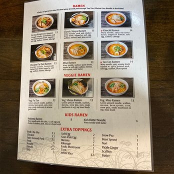 South Slope Ramen - Menu - Ramen Near Me - Brooklyn, New York