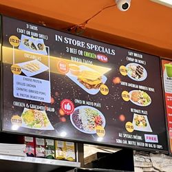 Cinco de Mayo - Menu