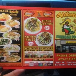the menu
