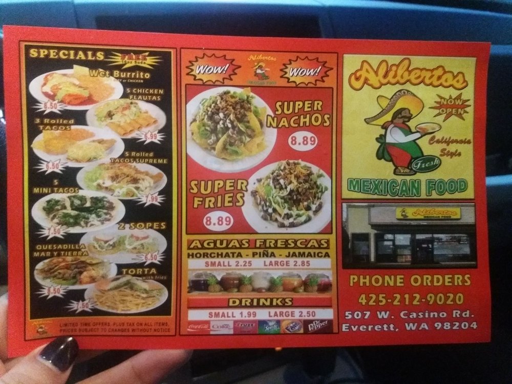 Alibertos Mexican food
