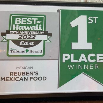 Reuben's Mexican Food - Best of Hawaii! - Mexican Near Me - Hilo, Hawaii Reuben's Mexican Food - Best of Hawaii! - Mexican Near Me - Hilo, Hawaii